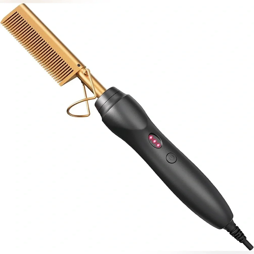 Hair press comb with clips‎ accessories